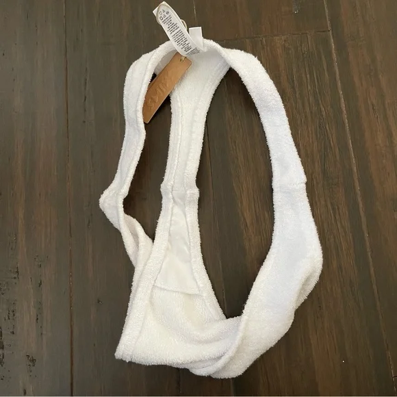 Skims Terry Cloth Thong in Marble size M - Picture 8 of 12